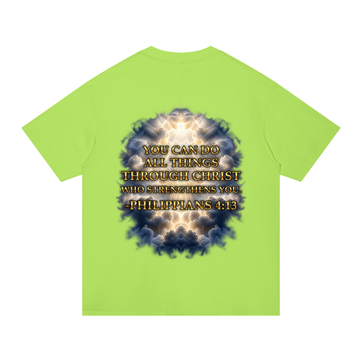 Jubilore "Christ Saves" Unisex Regular Fit Cotton T-Shirt