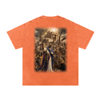 Jubilore “Solomon” Snow Washed Oversized Cotton T-Shirt
