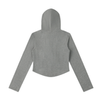 Jubiloré Women's Slim Cropped Full Zip Hoodie
