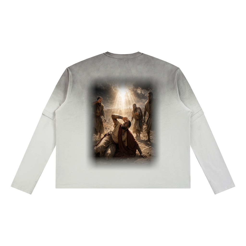 Jubilore “Paul” Unisex Vintage Wash Layered T-Shirt