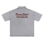 Jubilore Darkhorse Heavyweight Snow-Washed Polo T-Shirt