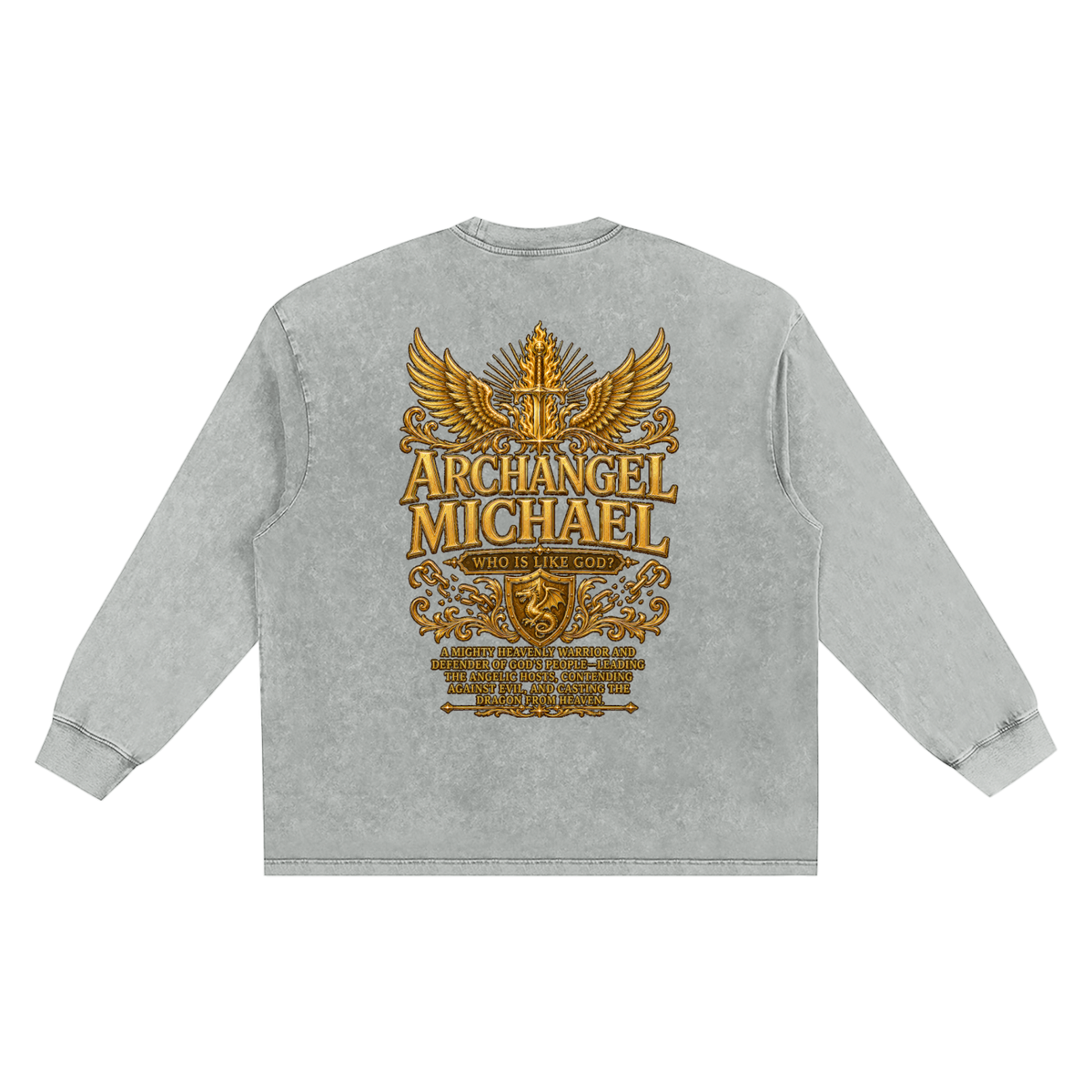 Jubilore "Michael" Snow Washed Frayed Edge T-Shirt