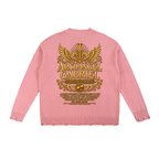 Jubilore "Gabriel" Vintage Washed Hand-Frayed Sweater