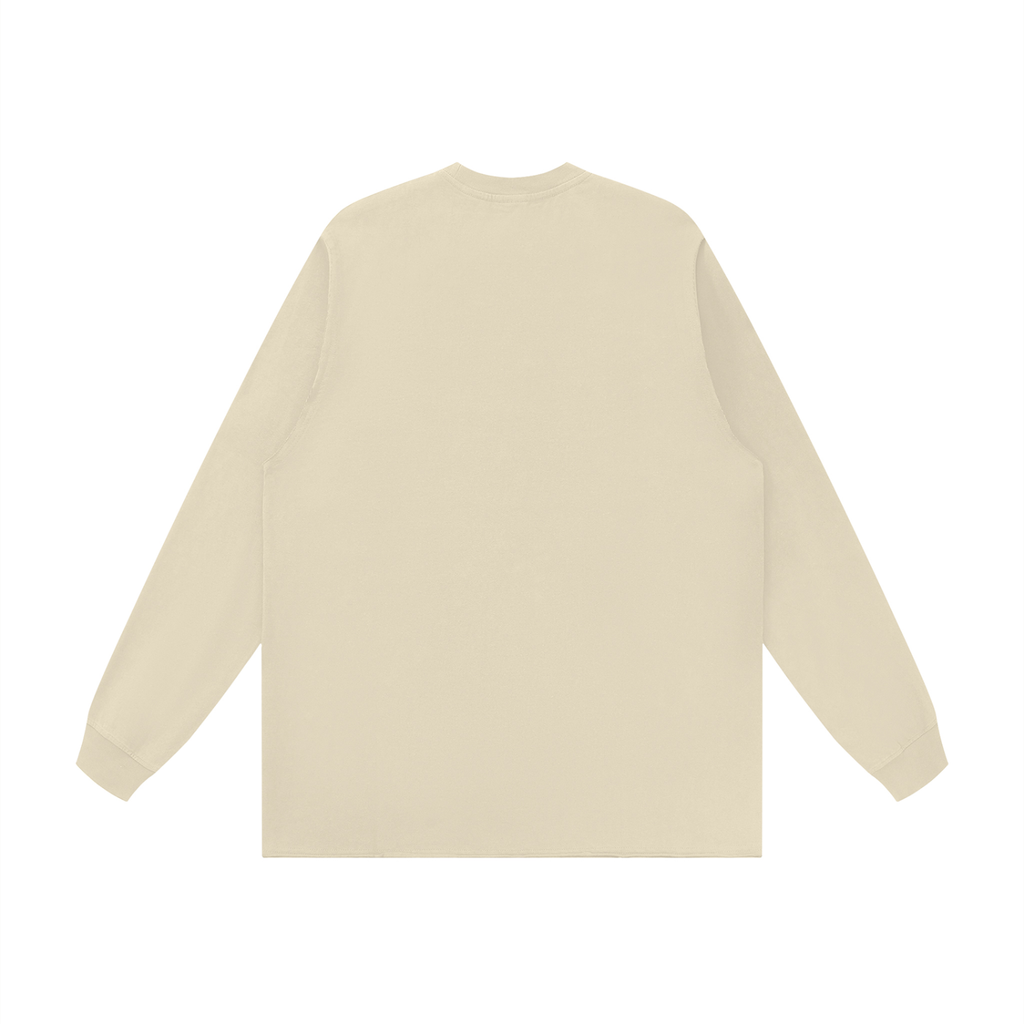 Jubilore "NAE" Unisex Raw Hem Long Sleeve T-Shirt