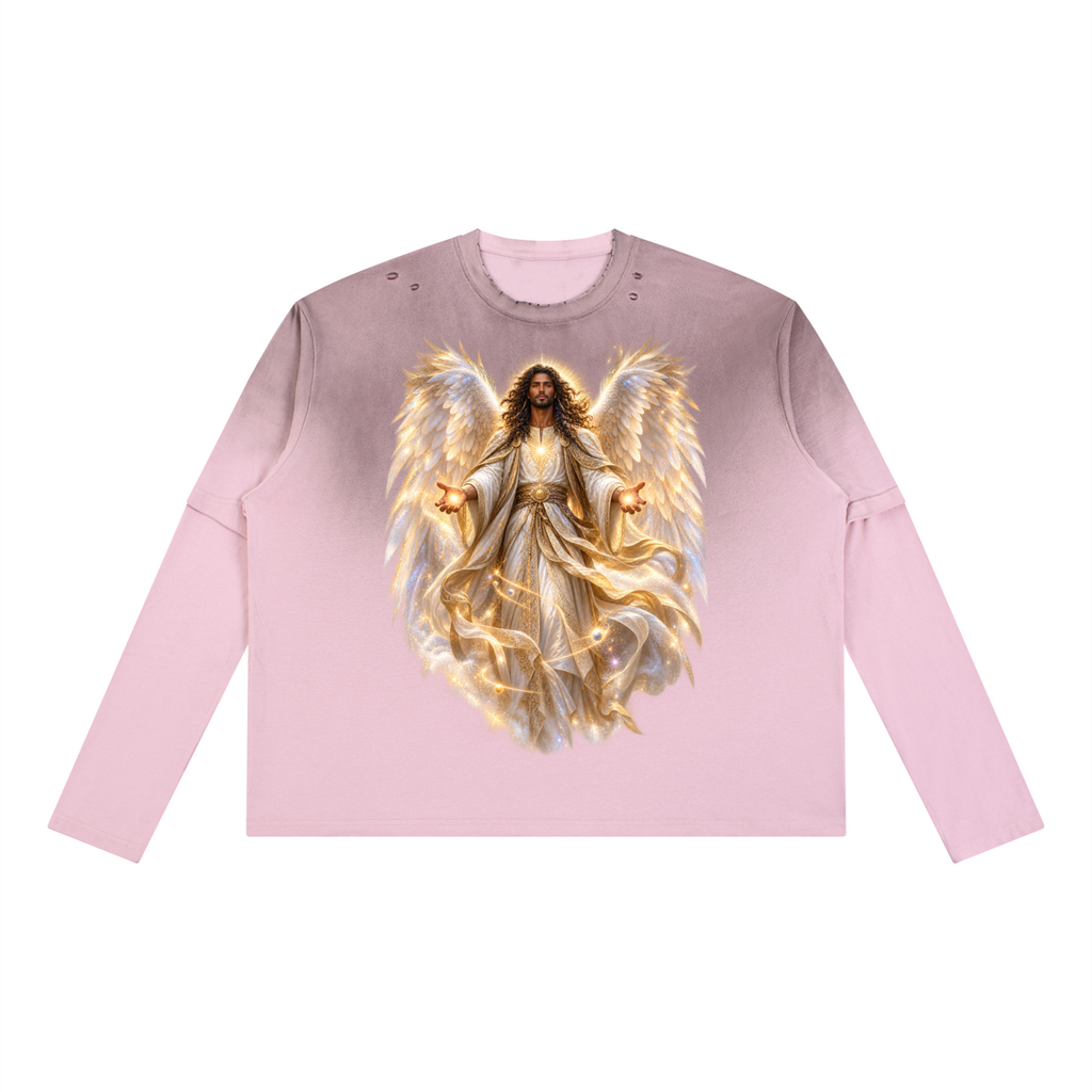 Jubilore "Virtues" Unisex Vintage Wash Layered T-Shirt