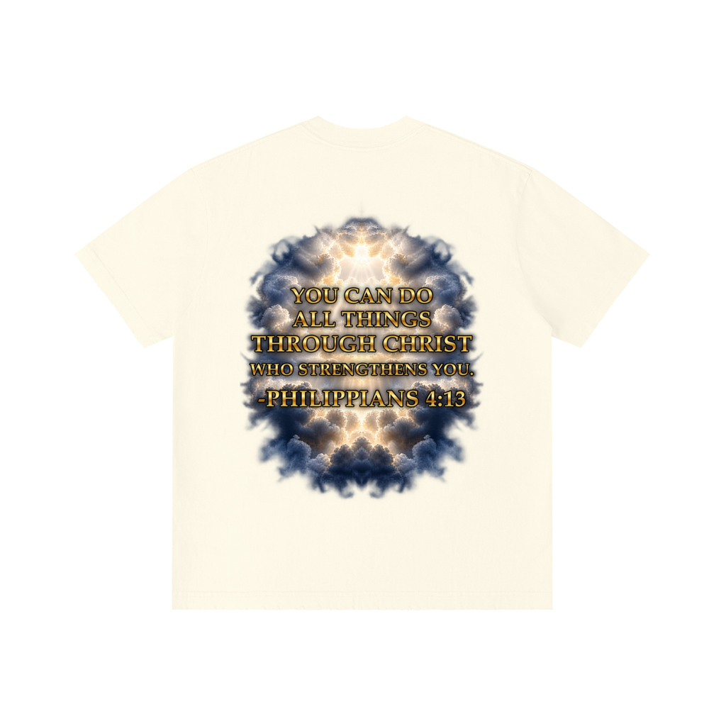Jubilore "Christ Saves" Unisex Vintage Wash Distressed T-Shirt