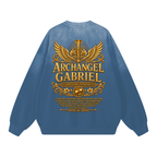 Jubilore "Gabriel" Sunfade Drop-Shoulder Cotton Sweatshirt