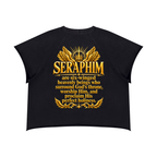 Jubilore Seraphim Unisex Vintage Wash Raw Edge Boxy T-Shirt