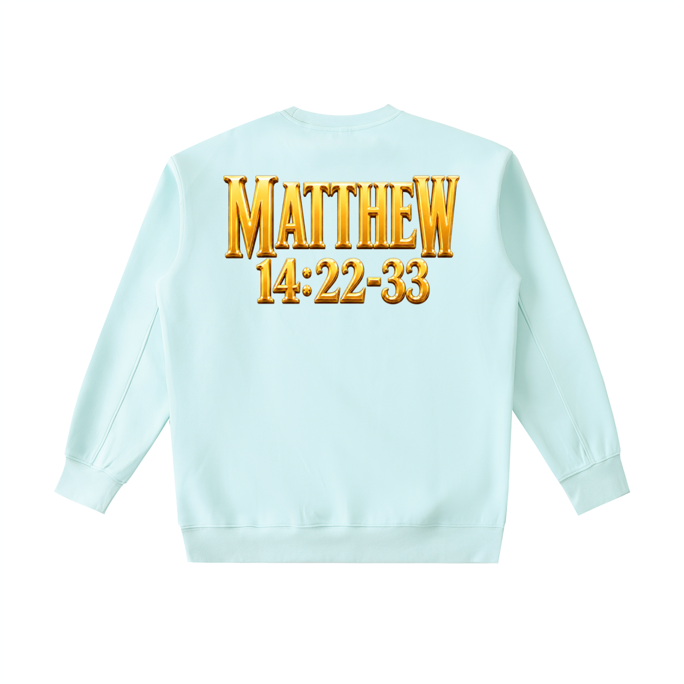 Jubilore "Jesus Walks On Water" Essential Heavyweight Crewneck Sweatshirt