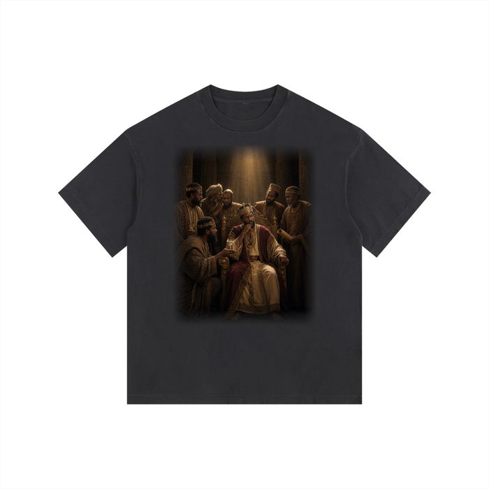 Jubilore "Daniel" Vintage Washed Oversized Cotton T-Shirt