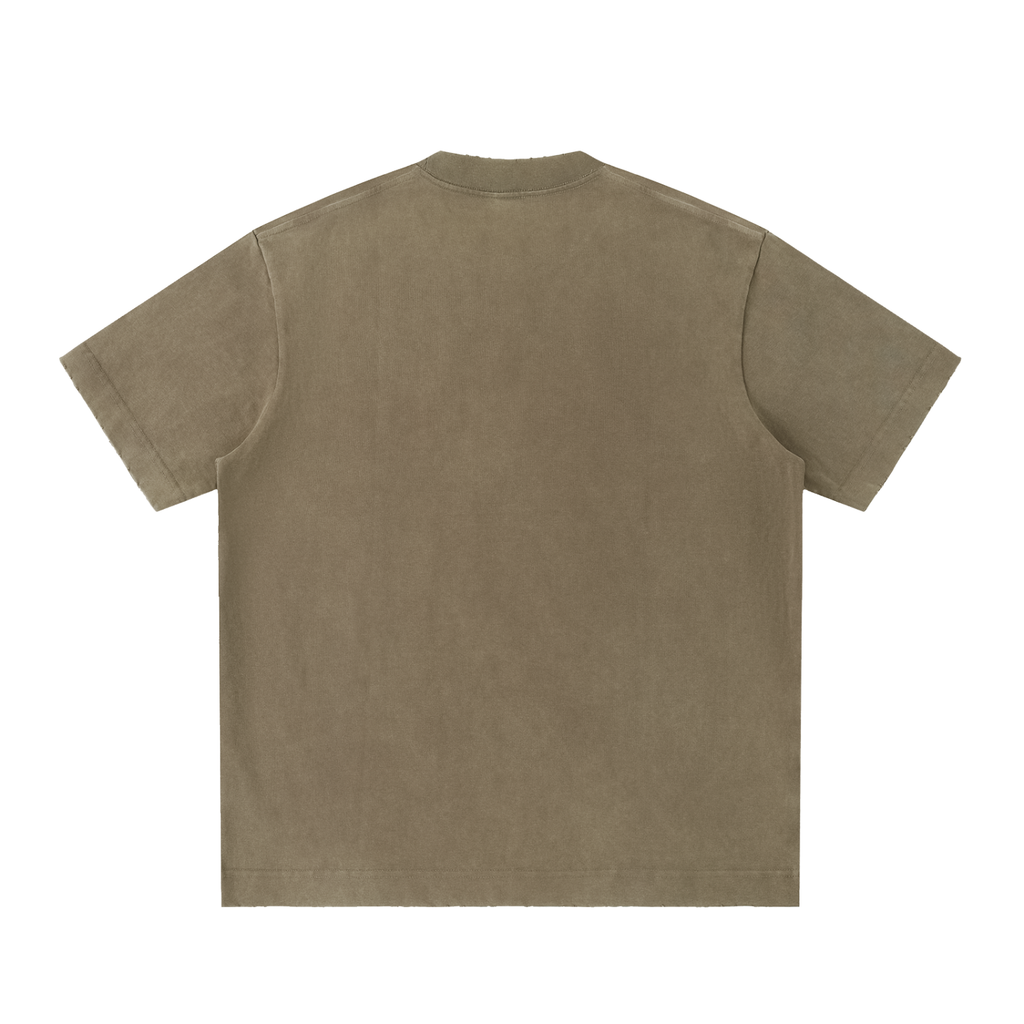 Jubilore "JIG" Heavyweight Vintage Washed Frayed T-Shirt