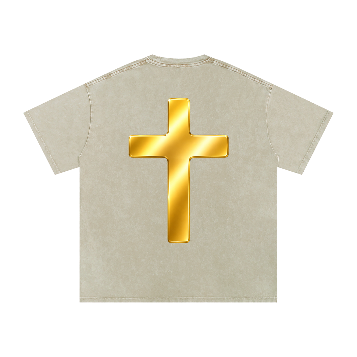 Jubilore "Shroud of Turin" Snow Washed Oversized Cotton T-Shirt