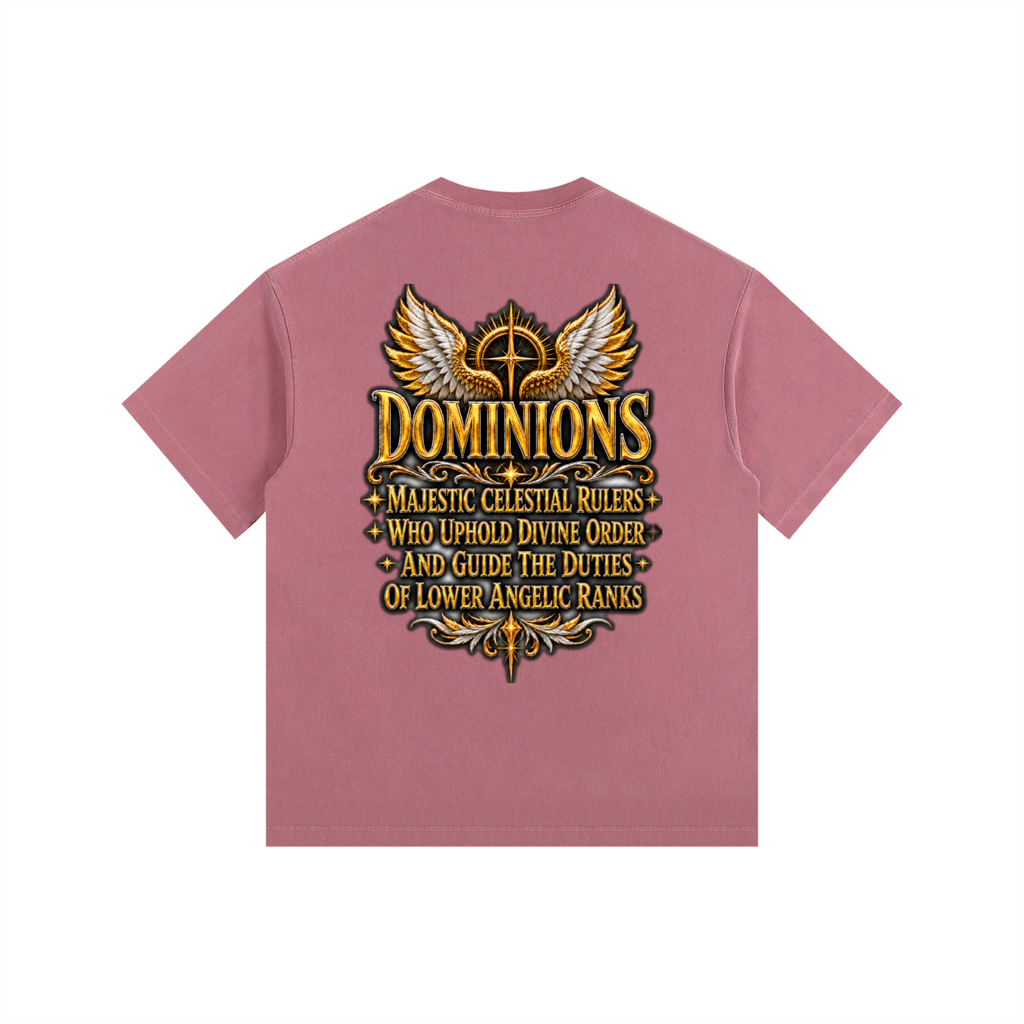 Jubilore "Dominions" Vintage Washed Oversized Cotton T-Shirt