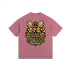 Jubilore "Dominions" Vintage Washed Oversized Cotton T-Shirt