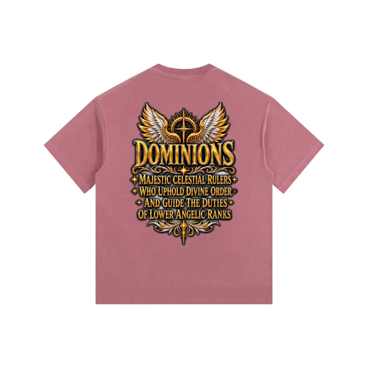 Jubilore "Dominions" Vintage Washed Oversized Cotton T-Shirt