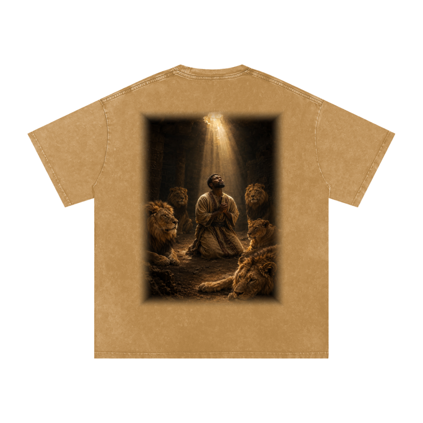 Jubilore "Daniel" Snow Washed Oversized Cotton T-Shirt