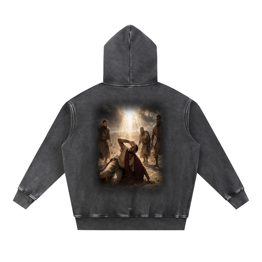 Jubilore "Paul" Snow Wash Fleece Oversize Hoodie