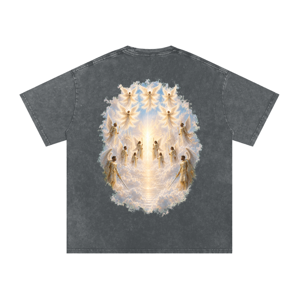 Jubilore Snow Washed Oversized Cotton T-Shirt