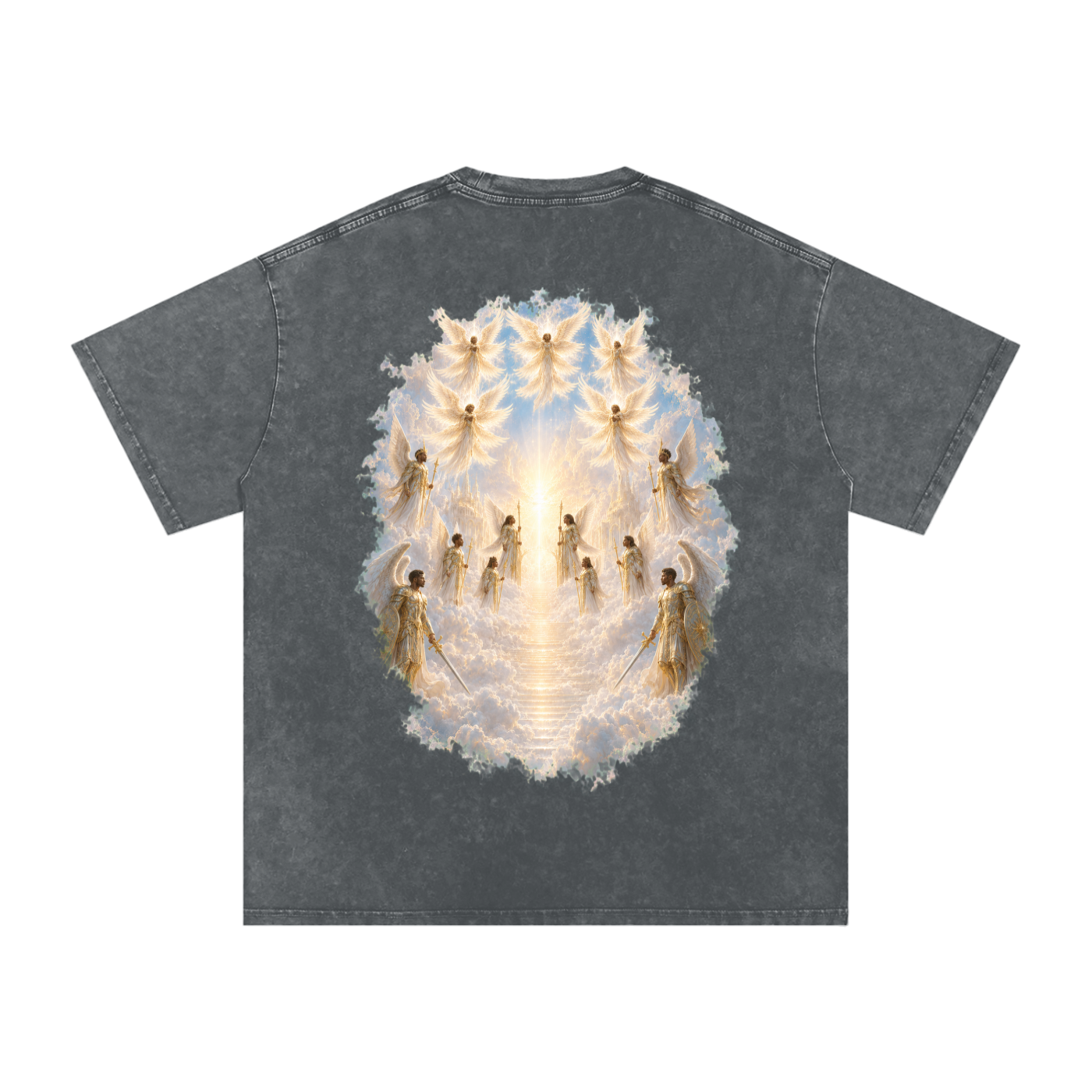 Jubilore Snow Washed Oversized Cotton T-Shirt
