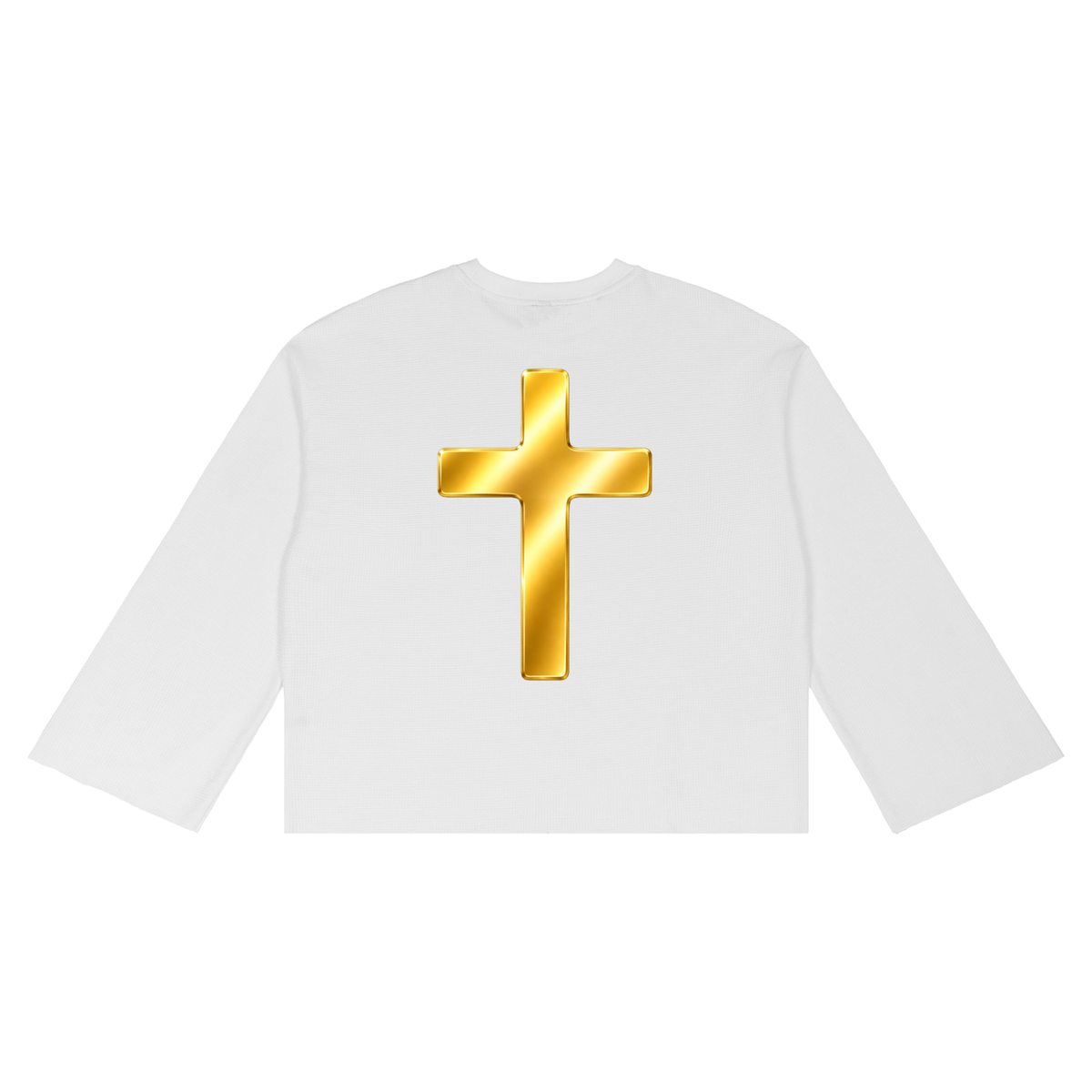 Jubilore "DVA" Unisex Waffle Raw Edge T-Shirt