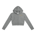 Jubiloré Women’s Slim Crop Full Zip Hoodie