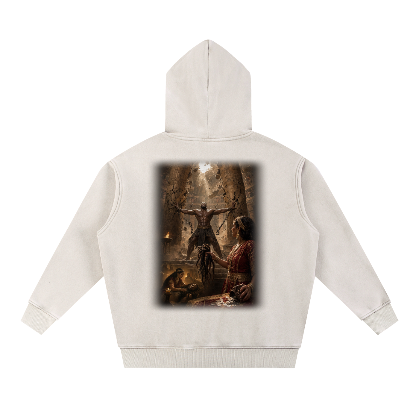 Jubilore "Samson" Snow Wash Fleece Oversize Hoodie