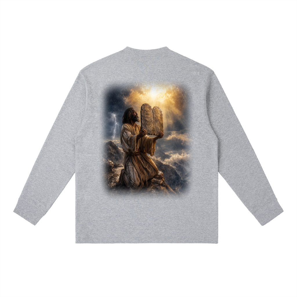 Jubilore “Moses” Essential Crewneck Long-Sleeve T-Shirt
