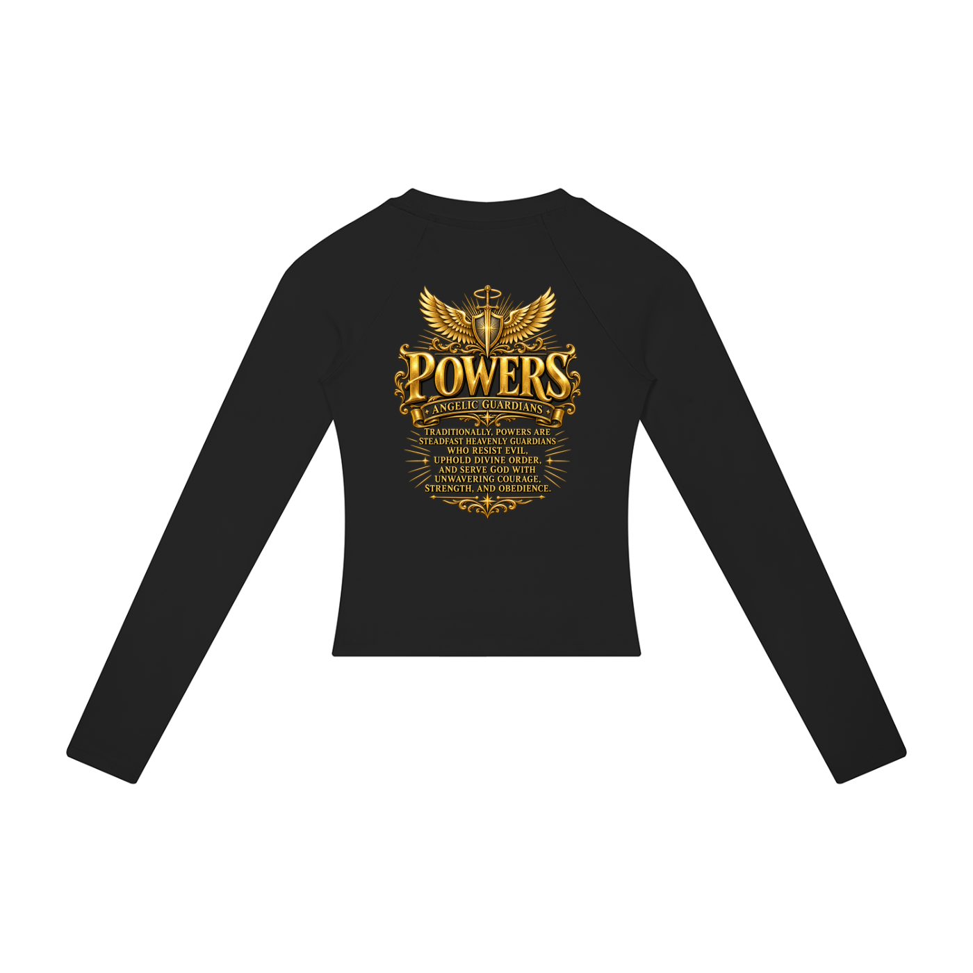 Jubiloré "Powers" Women’s Slim Raglan Long Sleeve T-Shirt