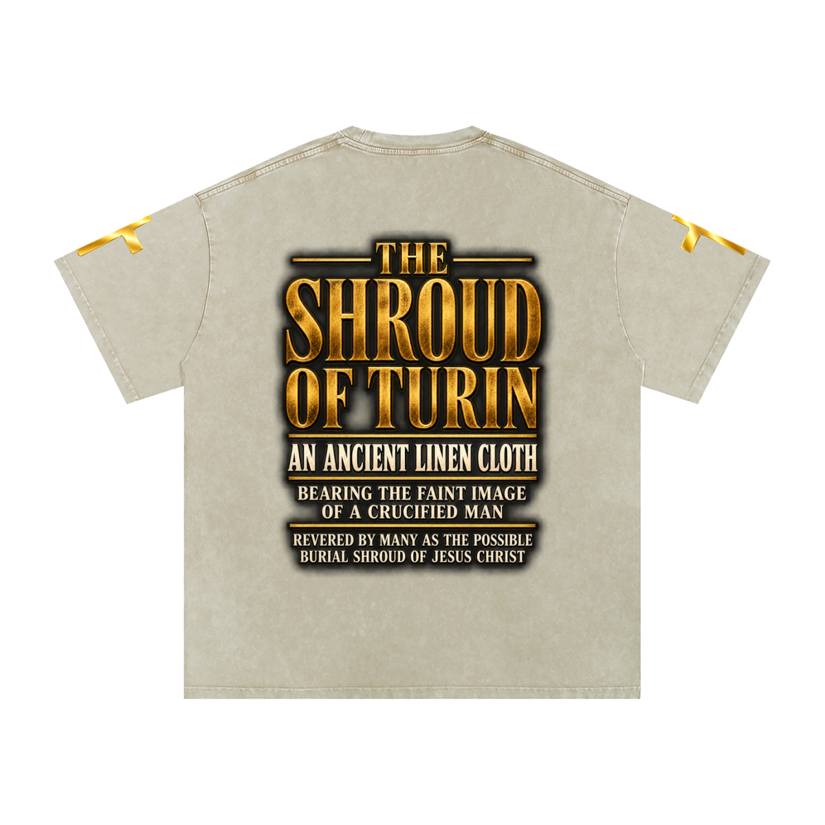 Jubilore "SOT" Snow Washed Oversized Cotton T-Shirt