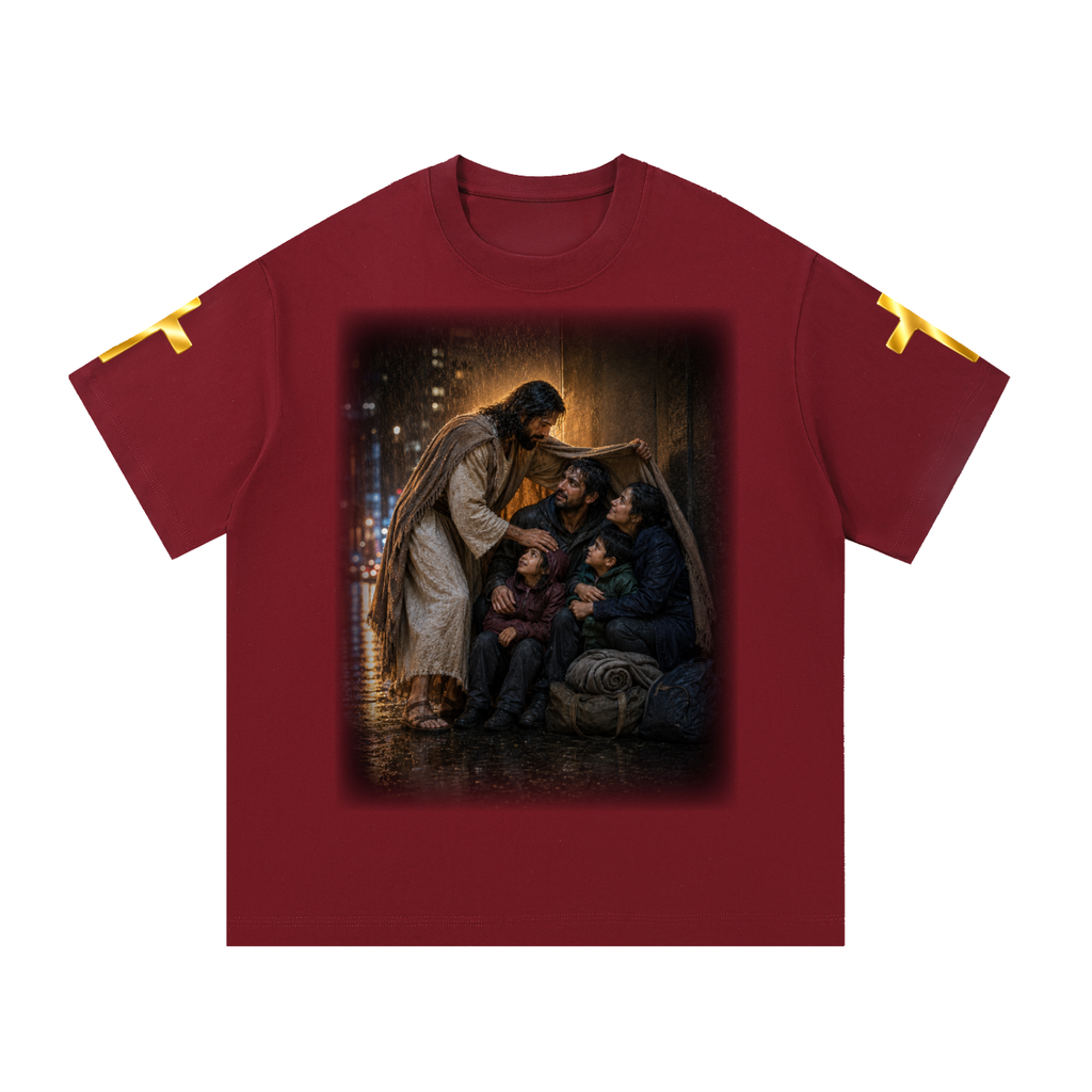 Jubilore "Christ Saves" Essential Cotton T-Shirt
