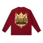 Jubilore "Virtues" Essential Crewneck Long-Sleeve T-Shirt
