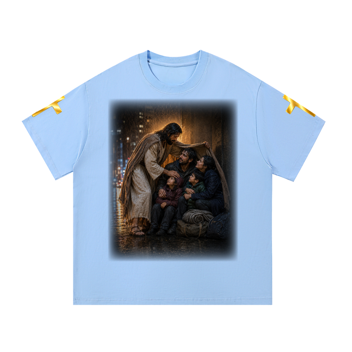 Jubilore "Christ Saves" Essential Cotton T-Shirt