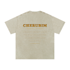 Jubilore Cherubim Snow Washed Oversized Cotton T-Shirt