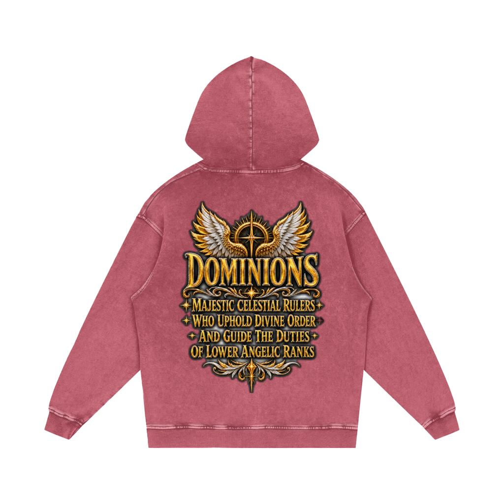Jubilore "Dominions" Snow Washed Loose Cotton Hoodie