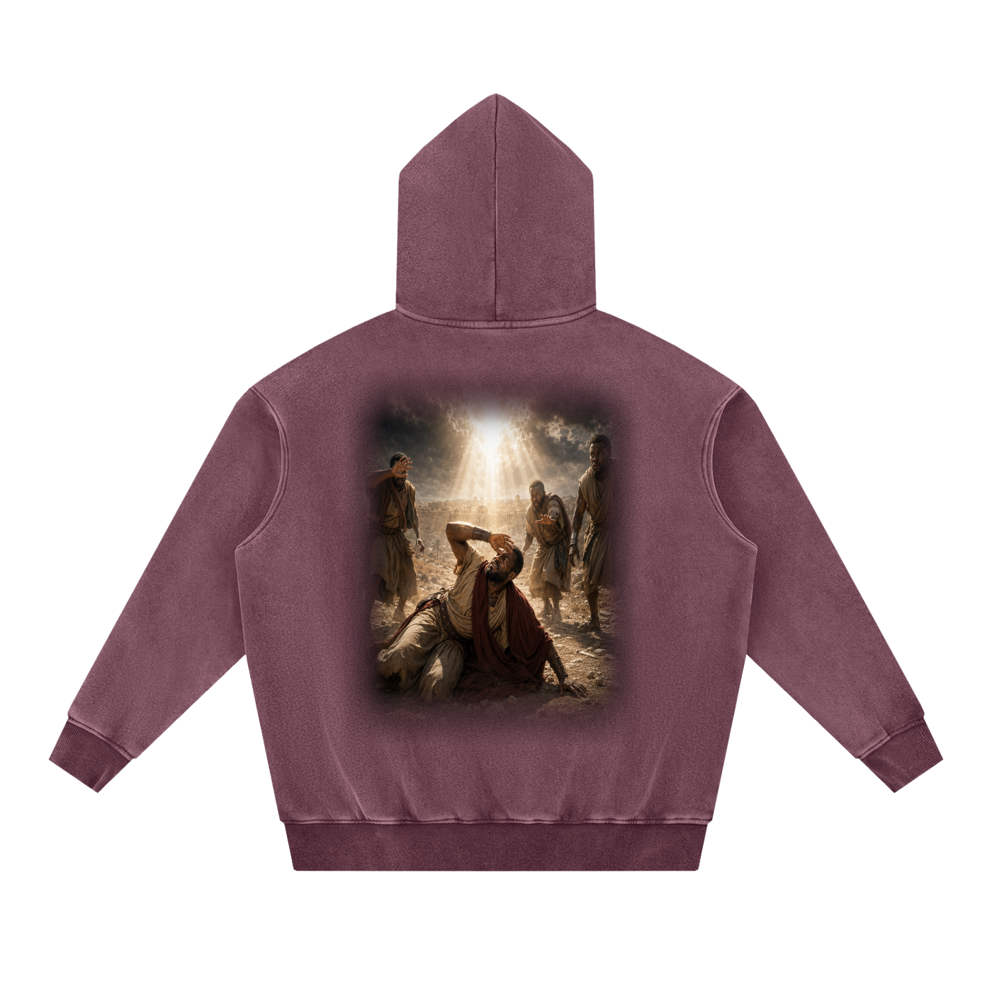 Jubilore "Paul" Snow Wash Fleece Oversize Hoodie