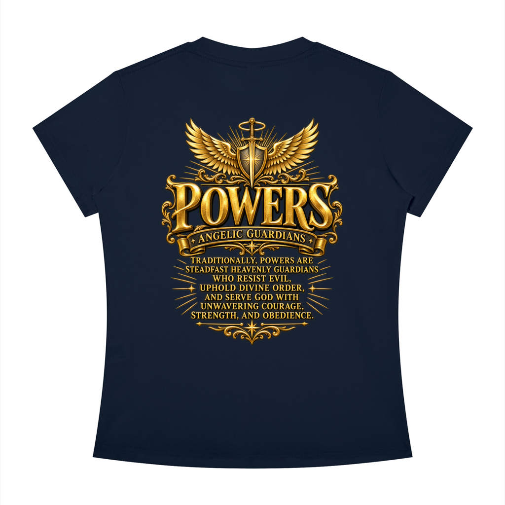 Jubiloré "Powers" Women's Slim Fit Crewneck T-Shirt