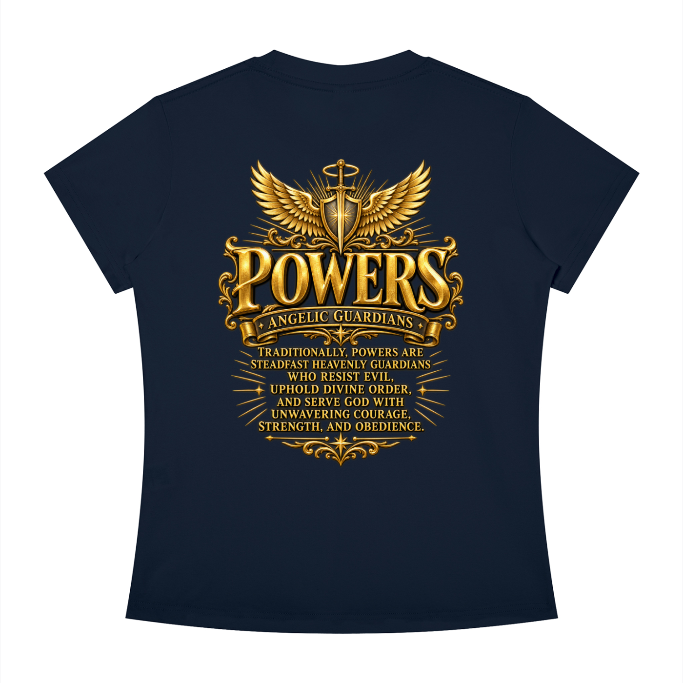 Jubiloré "Powers" Women's Slim Fit Crewneck T-Shirt