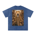 Jubilore “Solomon” Snow Washed Oversized Cotton T-Shirt