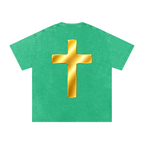 Jubilore "Shroud of Turin" Snow Washed Oversized Cotton T-Shirt