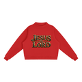 Jubiloré "JIL" Essential Fleece Mock-Neck Crew Sweatshirt