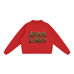 Jubiloré "JIL" Essential Fleece Mock-Neck Crew Sweatshirt