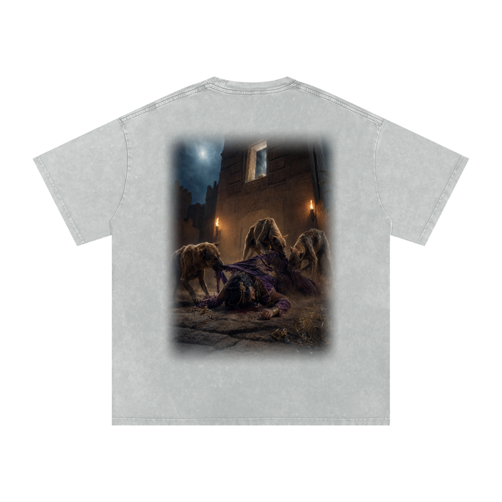 Jubilore “Jezebel” Snow Washed Oversized Cotton T-Shirt