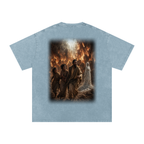 Jubilore "Sodom & Gomorrah" Snow Washed Oversized Cotton T-Shirt