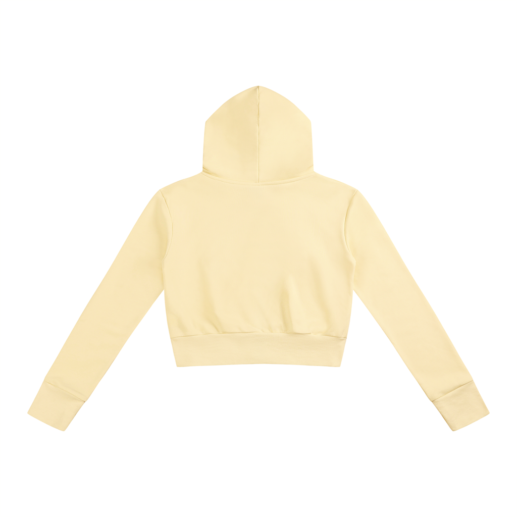 Jubiloré Women’s Slim Crop Full Zip Hoodie