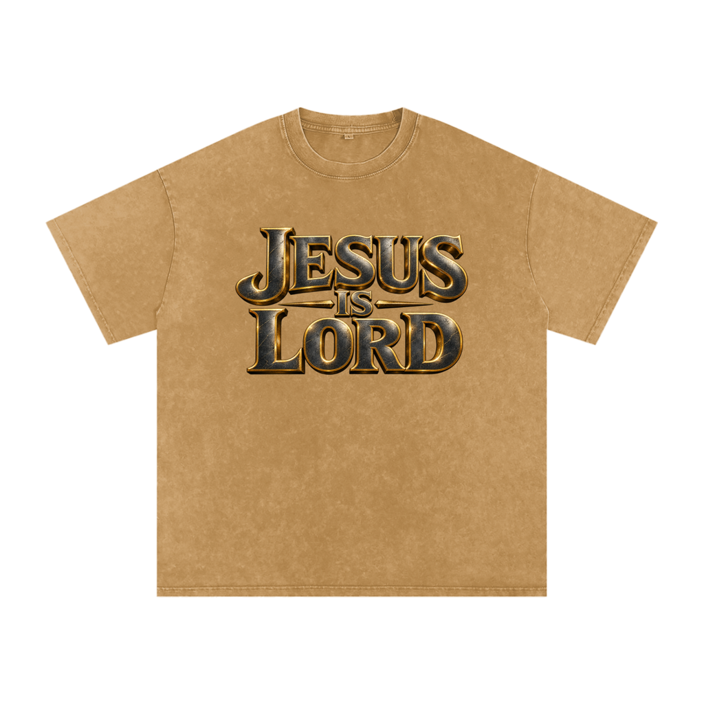 Jubilore "JIL" Snow Washed Oversized Cotton T-Shirt