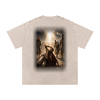 Jubilore “Paul” Snow Washed Oversized Cotton T-Shirt