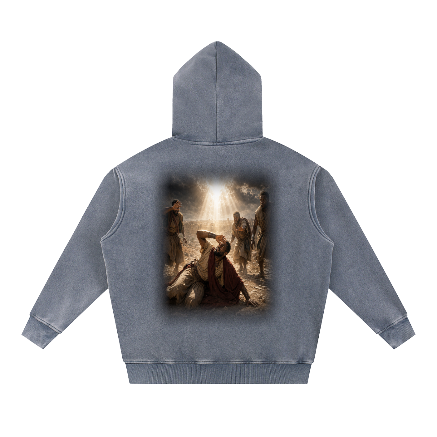 Jubilore "Paul" Snow Wash Fleece Oversize Hoodie