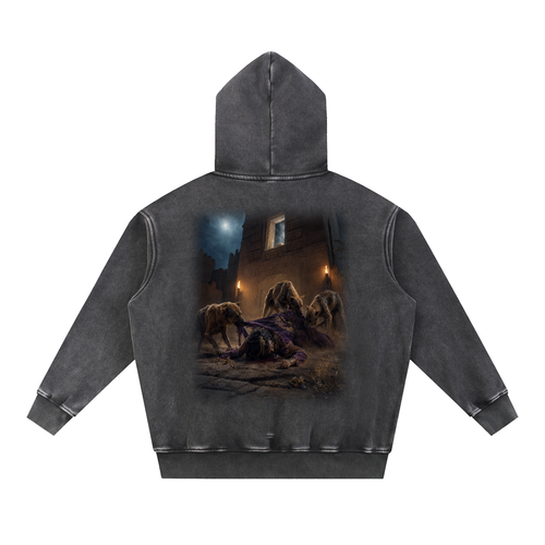 Jubilore "Jezebel" Snow Wash Fleece Oversize Hoodie