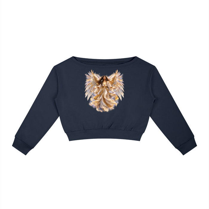 Jubiloré "Virtues" Women's Off-Shoulder Sweatshirt