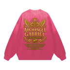 Jubilore "Gabriel" Sunfade Drop-Shoulder Cotton Sweatshirt